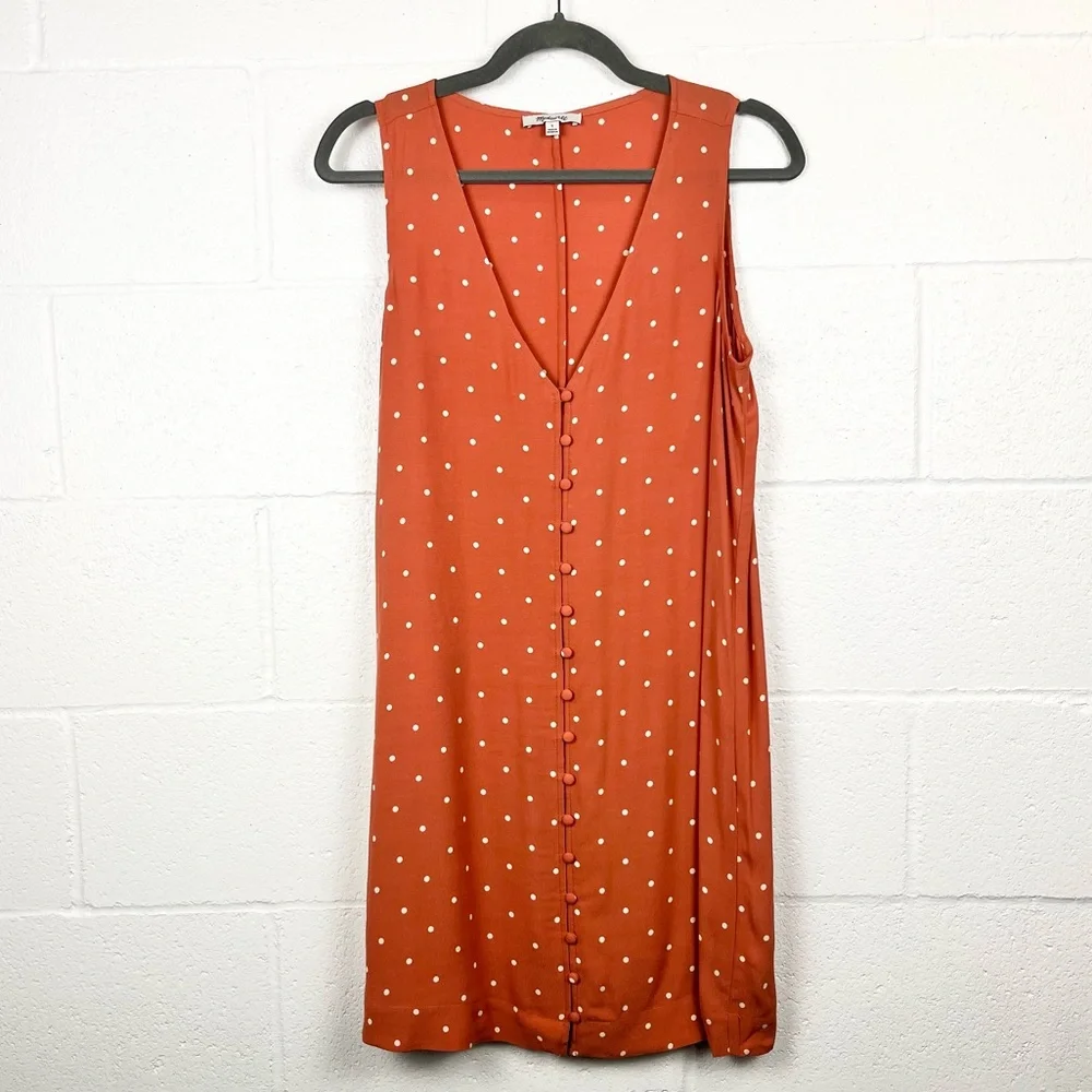 Madewell Heather Button-Front Dress - Picture 2 of 11